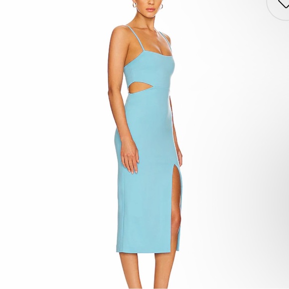 REVOLVE Light Blue Strappy Midi Dress - Picture 4 of 8